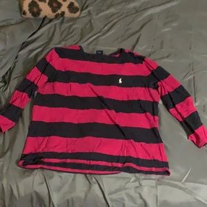 Polo Crewneck Long Sleeve Shirt